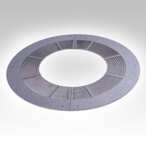 Combustible Floor Round Ventilated Firestop Plate - 2 Piece - ICID Plus