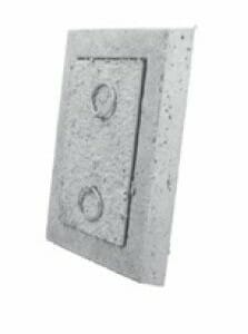 Insulated plug (glue to access blocks) - Isokern Pumice
