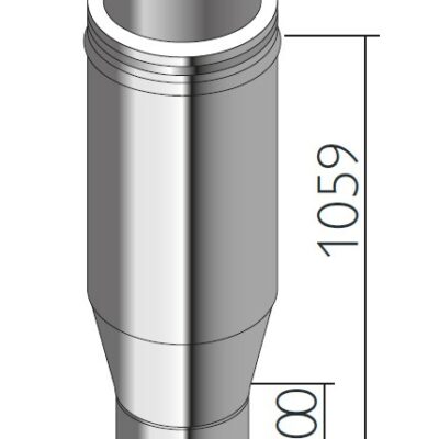 SW-DW Adjustable Starter Pipe - ICS 1200mm