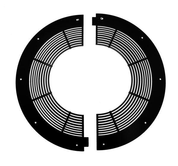 Round ventilated firestop plate - Permeter Smooth