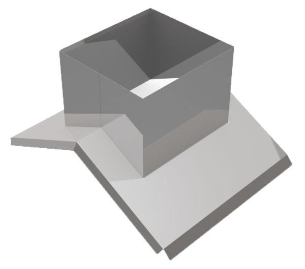Roof flashing ridge 30°- 50° / ISO-block